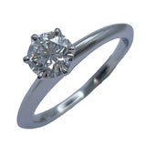 ティファニー TIFFANY＆CO クラシックソリティアリング プラチナ Pt950 ジュエリー