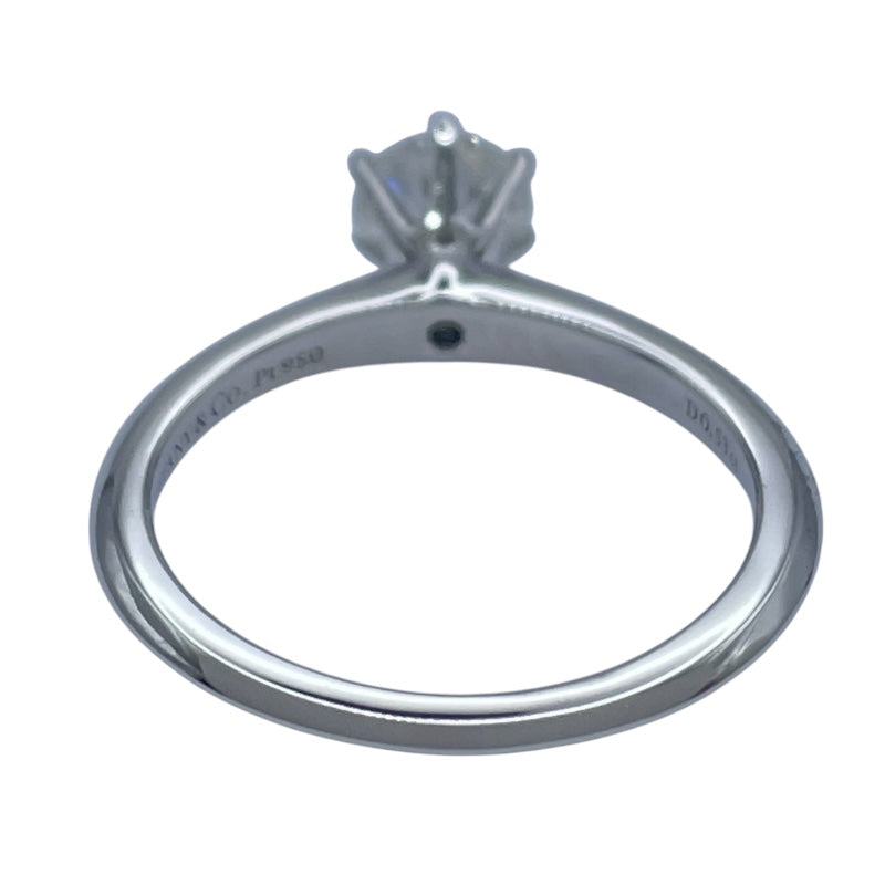 ティファニー TIFFANY＆CO クラシックソリティアリング プラチナ Pt950 ジュエリー