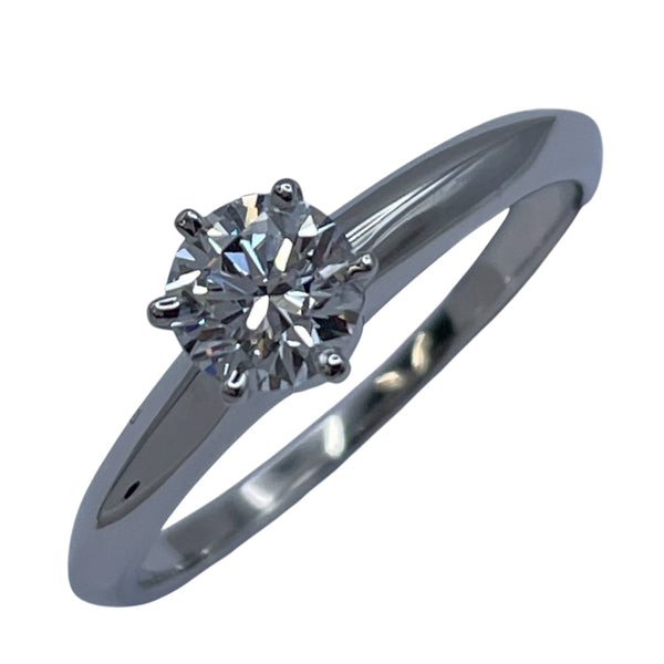 ティファニー TIFFANY＆CO クラシックソリティアリング プラチナ Pt950 ダイヤモンド ジュエリー