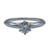 ティファニー TIFFANY＆CO クラシックソリティアリング プラチナ Pt950 ダイヤモンド ジュエリー