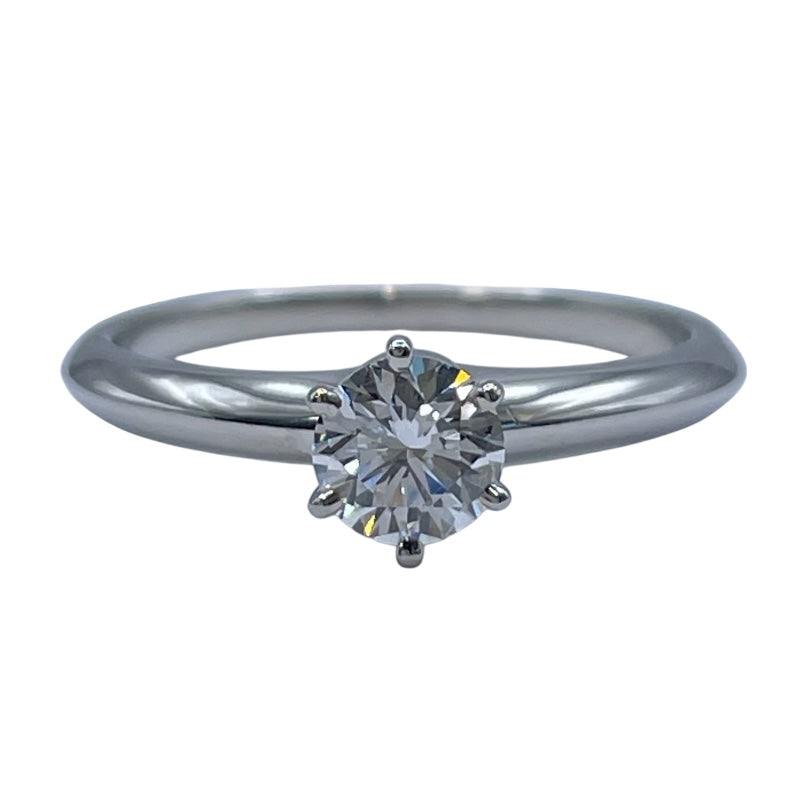 ティファニー TIFFANY＆CO クラシックソリティアリング プラチナ Pt950 ダイヤモンド ジュエリー