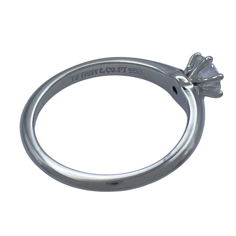 ティファニー TIFFANY＆CO クラシックソリティアリング プラチナ Pt950 ダイヤモンド ジュエリー
