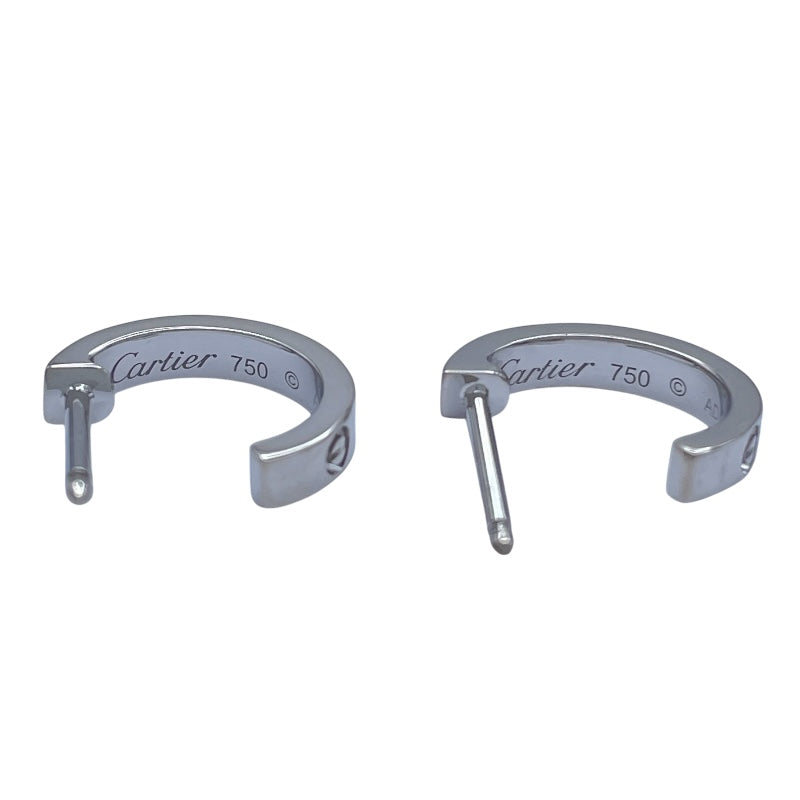 カルティエ Cartier ラブフープピアススモール ホワイトゴールド 750 ジュエリー