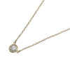 ティファニー TIFFANY＆CO バイザヤード ネックレス K18YG 0.25ct ダイヤモンド ジュエリー