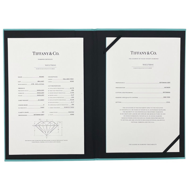 ティファニー TIFFANY＆CO バイザヤード ネックレス K18YG 0.25ct ダイヤモンド ジュエリー