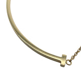 ティファニー TIFFANY＆CO Tスマイル ネックレス スモール K18YG ジュエリー