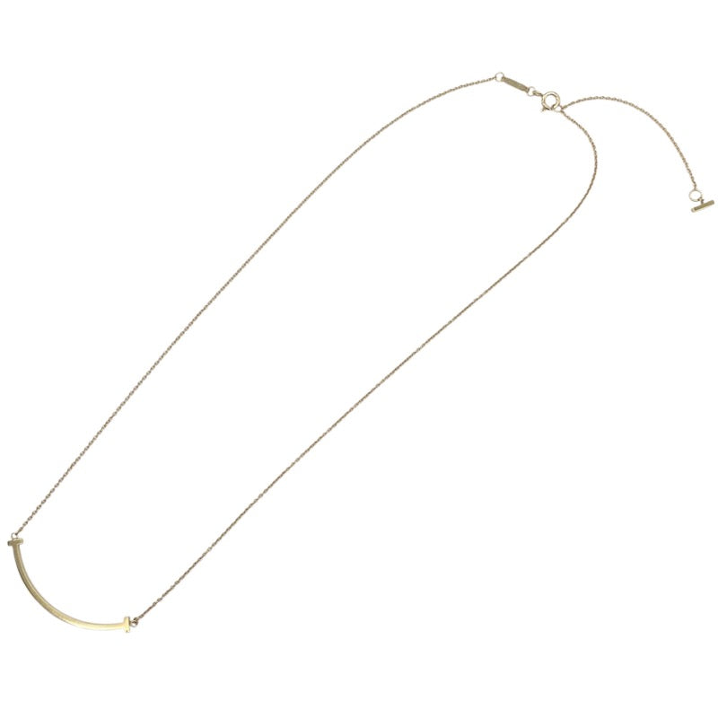 ティファニー TIFFANY＆CO Tスマイル ネックレス スモール K18YG ジュエリー