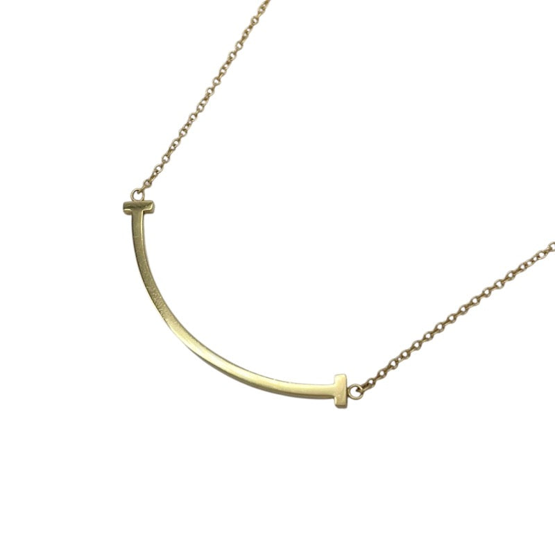 ティファニー TIFFANY＆CO Tスマイル ネックレス スモール K18YG ジュエリー