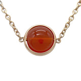 ピアジェ PIAGET ポセションネックレス K18PG カーネリアン ダイヤモンド ジュエリー