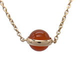 ピアジェ PIAGET ポセションネックレス K18PG カーネリアン ダイヤモンド ジュエリー