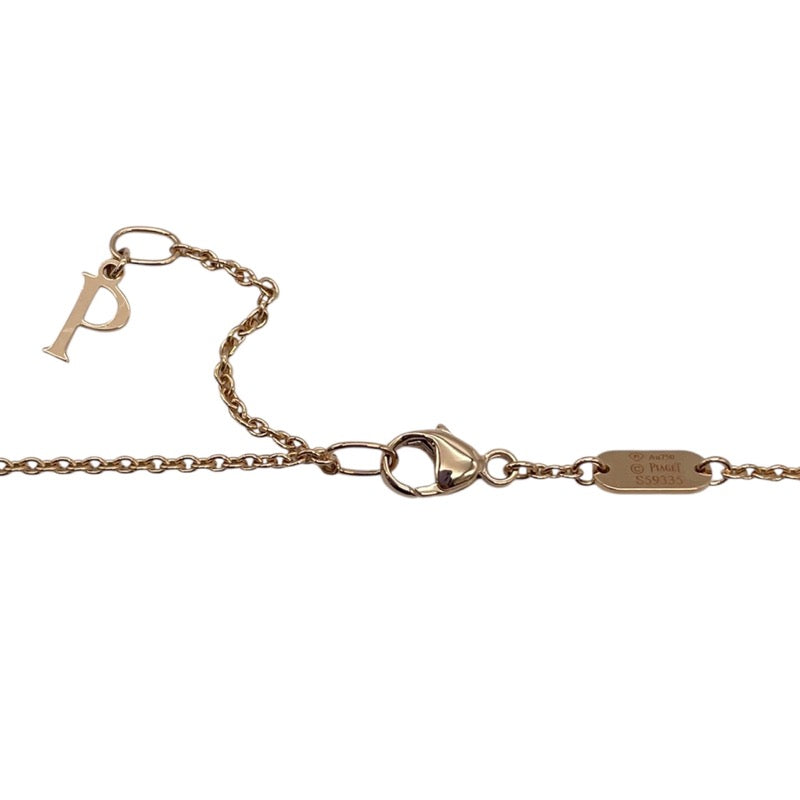 ピアジェ PIAGET ポセションネックレス K18PG カーネリアン ダイヤモンド ジュエリー