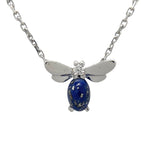 ショーメ CHAUMET アトラップモア ネックレス K18WG ダイヤモンド ラピスラズリ ジュエリー