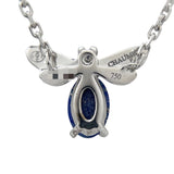 ショーメ CHAUMET アトラップモア ネックレス K18WG ダイヤモンド ラピスラズリ ジュエリー