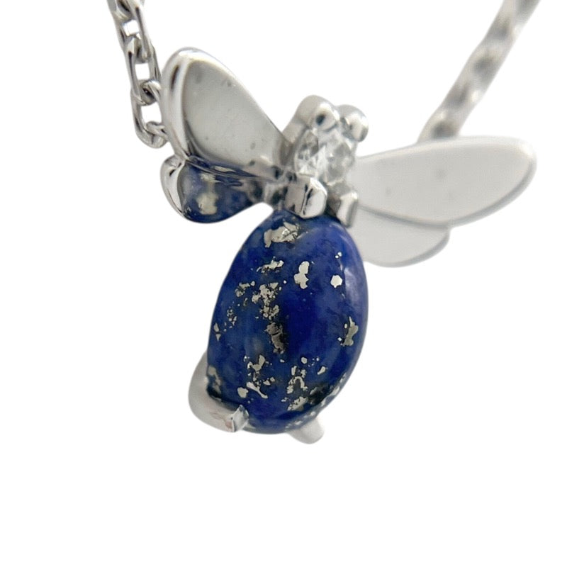 ショーメ CHAUMET アトラップモア ネックレス K18WG ダイヤモンド ラピスラズリ ジュエリー