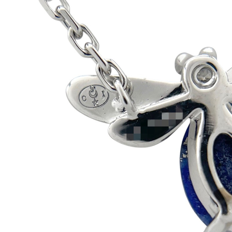 ショーメ CHAUMET アトラップモア ネックレス K18WG ダイヤモンド ラピスラズリ ジュエリー