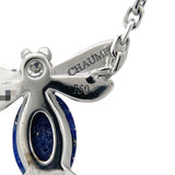 ショーメ CHAUMET アトラップモア ネックレス K18WG ダイヤモンド ラピスラズリ ジュエリー