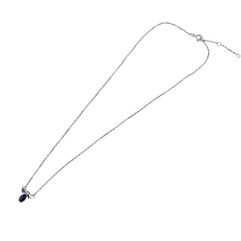 ショーメ CHAUMET アトラップモア ネックレス K18WG ダイヤモンド ラピスラズリ ジュエリー