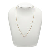 ティファニー TIFFANY＆CO バイザヤード ネックレス K18YG D0.20ct ダイヤモンド ジュエリー