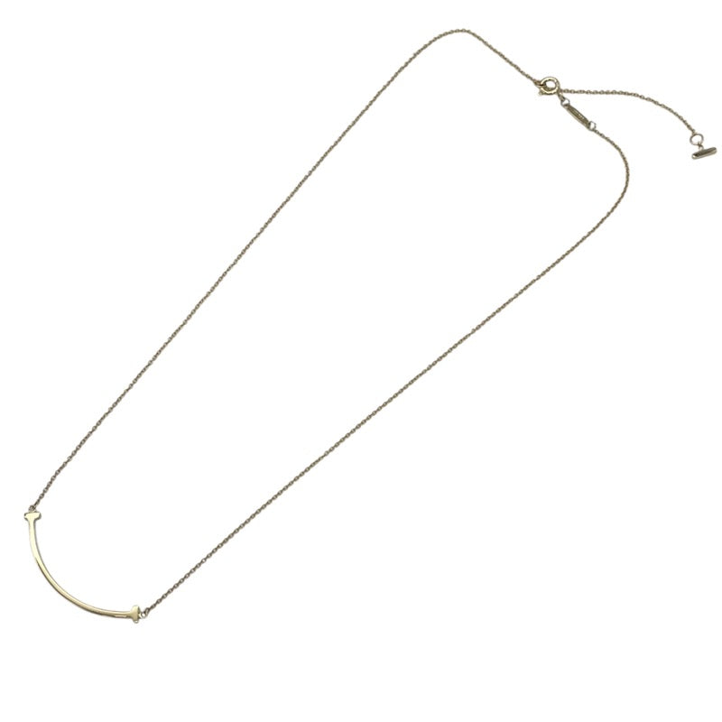 ティファニー TIFFANY＆CO Tスマイル ネックレス スモール K18YG ジュエリー