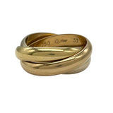 カルティエ Cartier トリニティリング #53(12号) K18YG×K18WG×K18PG ジュエリー