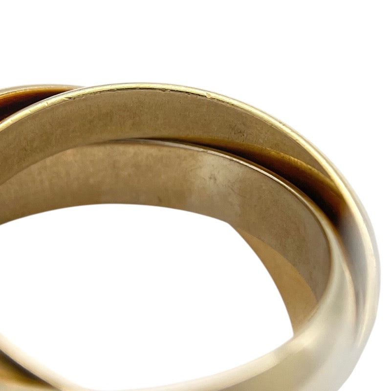 カルティエ Cartier トリニティリング #53(12号) K18YG×K18WG×K18PG ジュエリー