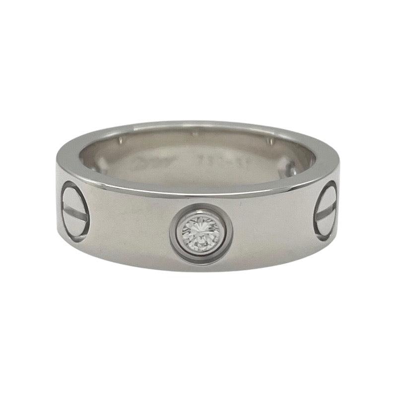 カルティエ Cartier ラブリング 3Pダイヤ #51(11号) K18WG ダイヤモンド ジュエリー