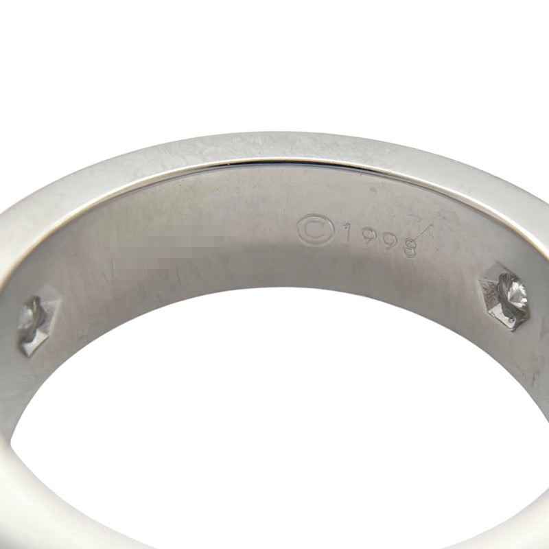 カルティエ Cartier ラブリング 3Pダイヤ #51(11号) K18WG ダイヤモンド ジュエリー