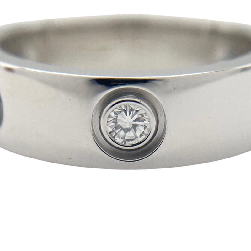 カルティエ Cartier ラブリング 3Pダイヤ #51(11号) K18WG ダイヤモンド ジュエリー