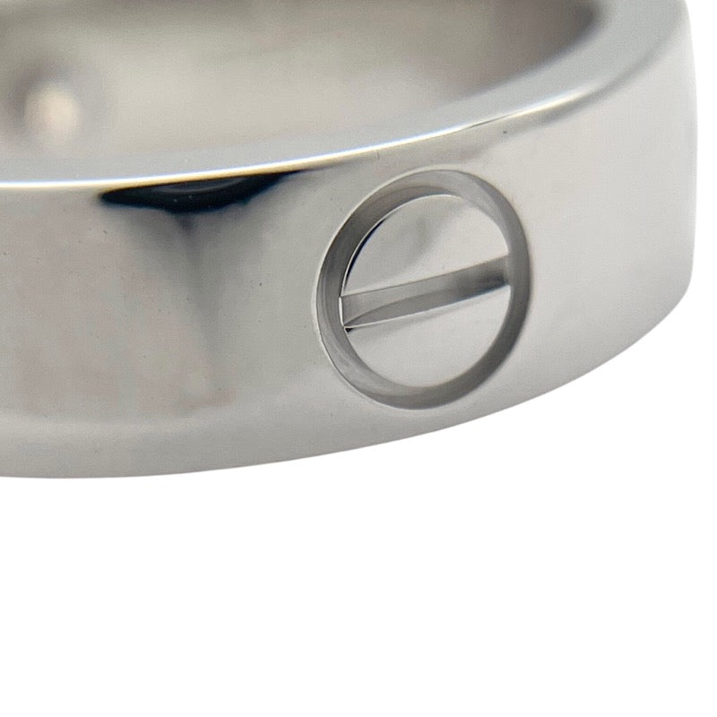 カルティエ Cartier ラブリング 3Pダイヤ #51(11号) K18WG ダイヤモンド ジュエリー
