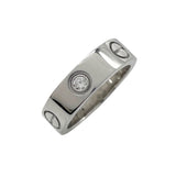 カルティエ Cartier ラブリング 3Pダイヤ #51(11号) K18WG ダイヤモンド ジュエリー