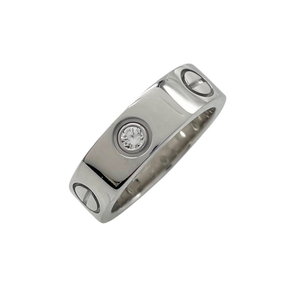 カルティエ Cartier ラブリング 3Pダイヤ #51(11号) K18WG ダイヤモンド ジュエリー