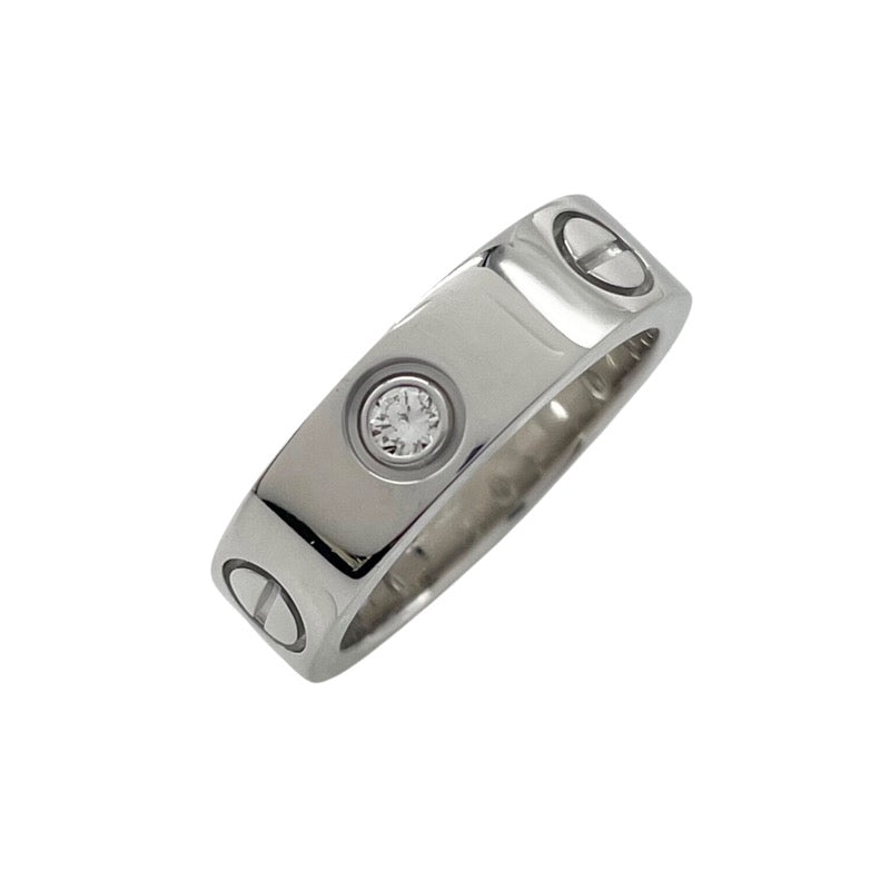 カルティエ Cartier ラブリング 3Pダイヤ #51(11号) K18WG ダイヤモンド ジュエリー