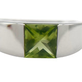 カルティエ Cartier タンクリング #50(10号) K18WG ペリドット ジュエリー