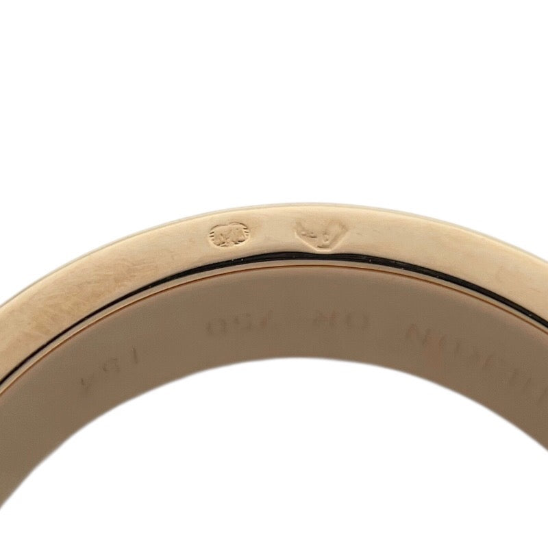 ブシュロン BOUCHERON キャトル クラシック リング スモール #54(約14号) K18YG×K18WG×K18PG×ブラウンPVD ジュエリー