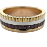 ブシュロン BOUCHERON キャトル クラシック リング スモール #54(約14号) K18YG×K18WG×K18PG×ブラウンPVD ジュエリー