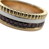 ブシュロン BOUCHERON キャトル クラシック リング スモール #54(約14号) K18YG×K18WG×K18PG×ブラウンPVD ジュエリー