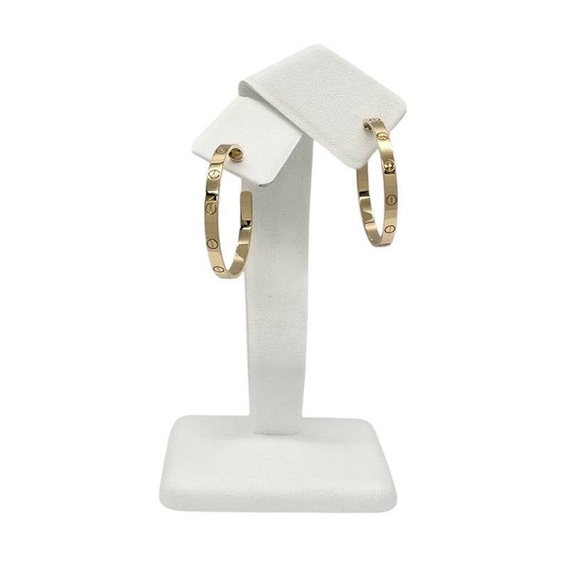 カルティエ Cartier ラブフープピアス K18YG ジュエリー