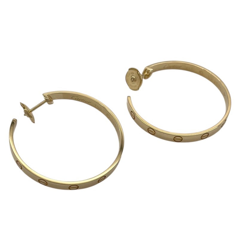 カルティエ Cartier ラブフープピアス K18YG ジュエリー