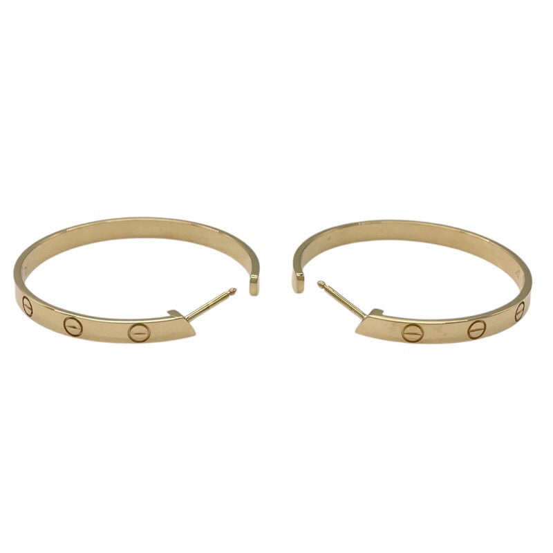 カルティエ Cartier ラブフープピアス K18YG ジュエリー