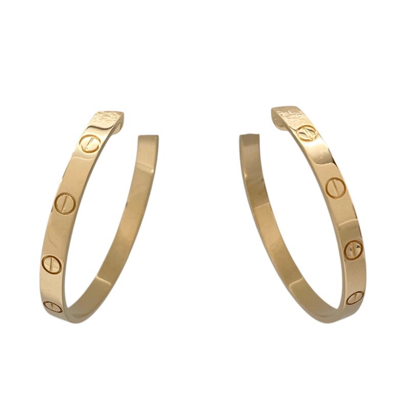 カルティエ Cartier ラブフープピアス K18YG ジュエリー