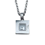 ショパール Chopard ハッピーダイヤネックレス ホワイトゴールド 750 ジュエリー