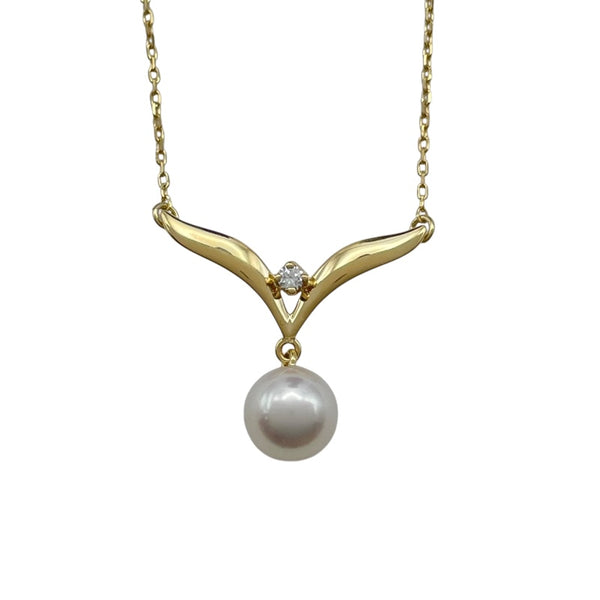 ミキモト MIKIMOTO ネックレス ゴールド K18 ジュエリー