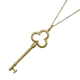 ティファニー TIFFANY＆CO トレフォイルキーネックレス ゴールド 750 ジュエリー