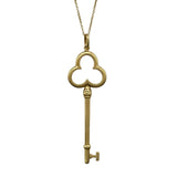 ティファニー TIFFANY＆CO トレフォイルキーネックレス ゴールド 750 ジュエリー