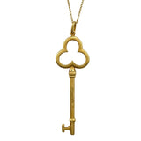 ティファニー TIFFANY＆CO トレフォイルキーネックレス ゴールド 750 ジュエリー