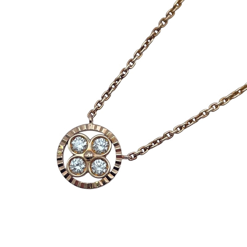 ルイ・ヴィトン LOUIS VUITTON ブロッサムBBネックレス ピンクゴールド Au750 ジュエリー