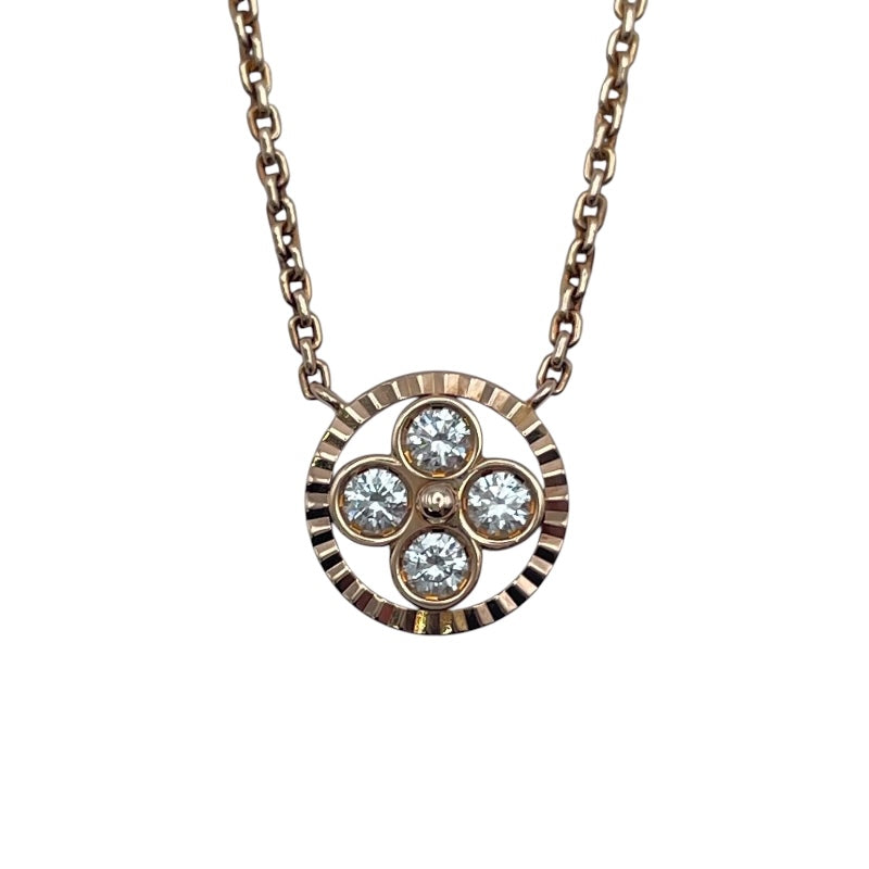 ルイ・ヴィトン LOUIS VUITTON ブロッサムBBネックレス ピンクゴールド Au750 ジュエリー