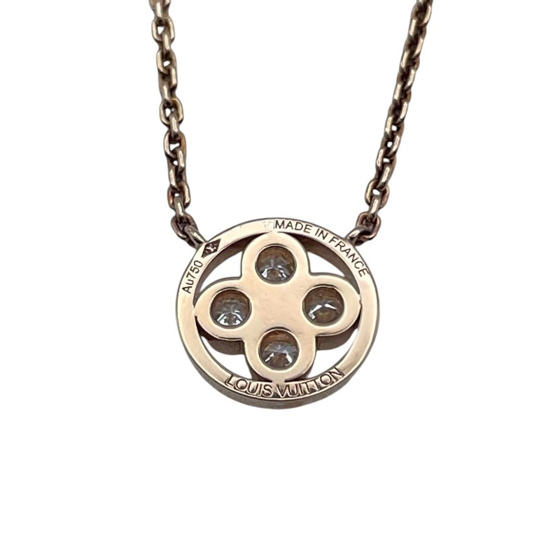 ルイ・ヴィトン LOUIS VUITTON ブロッサムBBネックレス ピンクゴールド Au750 ジュエリー