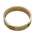 グッチ GUCCI アイコンアモールリング ピンクゴールド Au750 ジュエリー