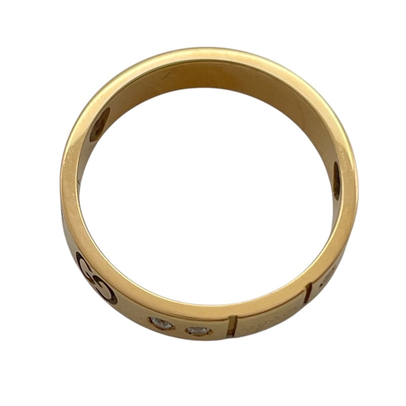 グッチ GUCCI アイコンアモールリング ピンクゴールド Au750 ジュエリー